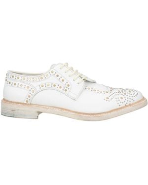 Burberry Lace-Up Shoes Leather - White