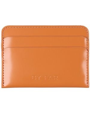 BY FAR Cardholder Leather - Orange