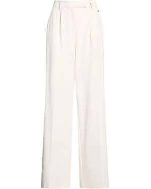 Herno Ivory Pants Polyester, Viscose, Elastane - White