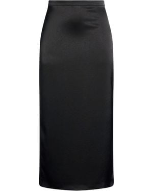 Lanvin Maxi Skirt Triacetate, Polyester - Black