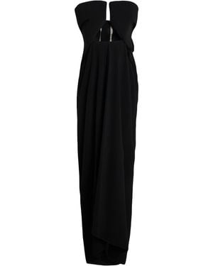 Rick Owens Maxi Dress Wool - Black