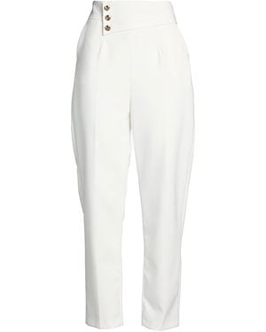 Relish Pants Polyester, Elastane - White