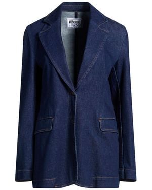 Moschino Blazer Cotton, Elastane - Blue