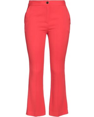 Atos Lombardini Trousers Viscose, Acetate, Elastane, Polyester - Red