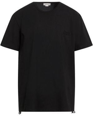 McQueen T-Shirt Cotton, Polyamide - Black