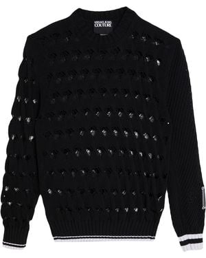 Versace Jeans Couture Jumper Cotton - Blue