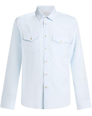 Liu Jo Shirt Tencel, Linen, Cotton - Blue