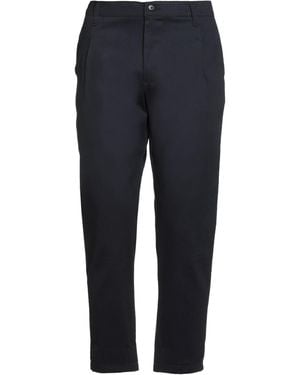 EFFEMME Midnight Pants Cotton, Elastane - Blue