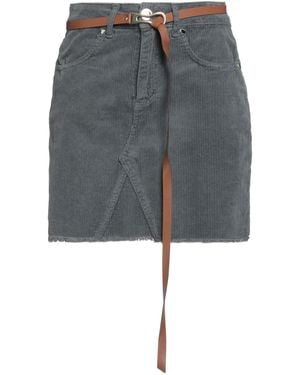 Siste's Mini Skirt Cotton, Elastane - Gray