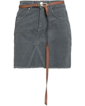 Siste's Mini Skirt Cotton, Elastane - Gray