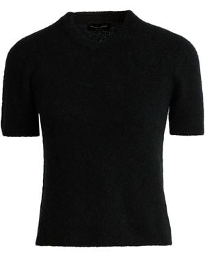 Roberto Collina Sweater Cashmere, Silk, Polyester - Black