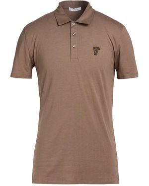 Versace Polo Shirt Cotton - Brown
