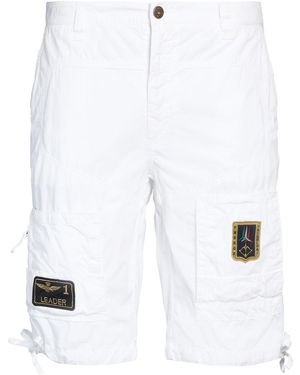 Aeronautica Militare Frecce Tricolori Shorts & Bermuda Shorts Cotton - White