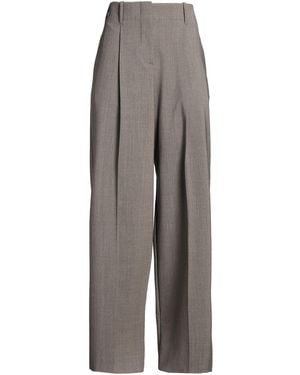 P.A.R.O.S.H. Charcoal Pants Wool, Elastane - Gray