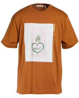 Helmut Lang T-Shirt Cotton - Brown