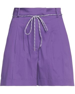 Patrizia Pepe Shorts & Bermuda Shorts - Purple