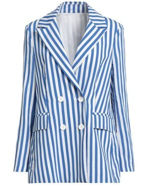 Rebel Queen Blazer Viscose, Polyamide - Blue