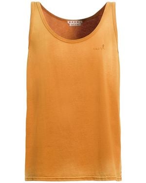 Marni Camiseta De Tirantes - Naranja