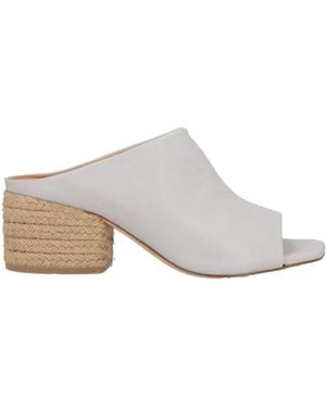 Paloma Barceló Lilac Espadrilles Leather - White