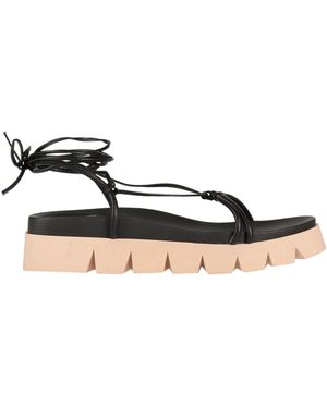 Aniye By Sandals Leather - Black