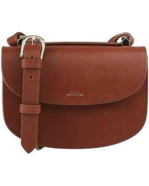 A.P.C. Bolso con bandolera - Marrón