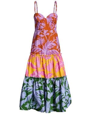 FARM Rio Midi Dresses - White