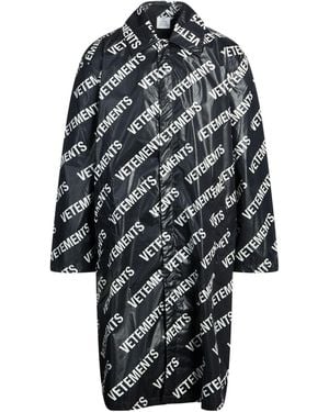 Vetements Overcoat & Trench Coat Polyamide - Black
