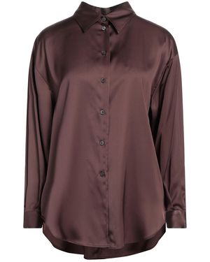Glanshirt By Slowear Chocolate Shirt Viscose - Brown