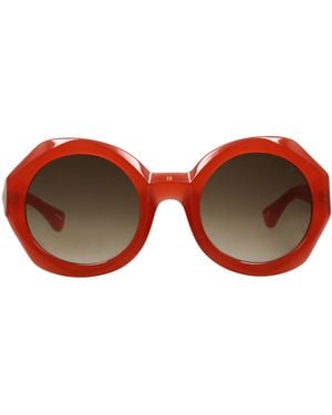 Linda Farrow Sonnenbrille - Rot
