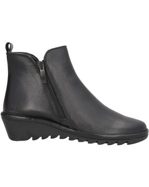 The Flexx Ankle Boots Leather - Black