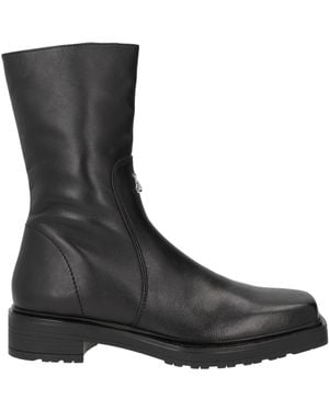 Patrizia Pepe Ankle Boots Leather - Black