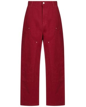 Carhartt Brick Pants Cotton - Red