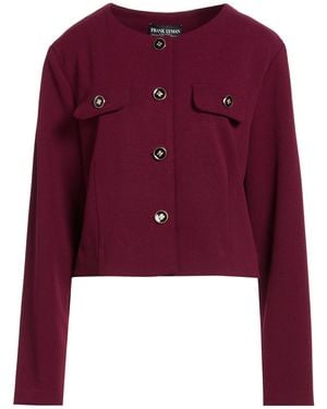 FRANK LYMAN Jacket Polyester, Elastane - Red
