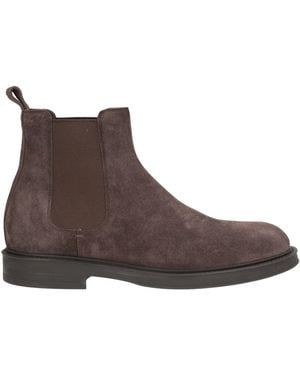 Henderson Ankle Boots Leather - Brown