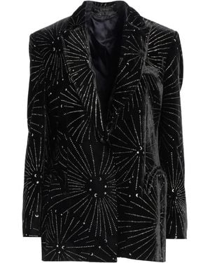 Blazé Milano Blazer Polyester, Viscose, Silk - Black