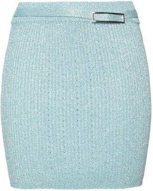 Kontatto Mini Skirt Viscose, Polyester - Blue
