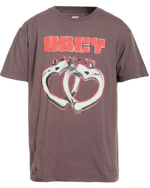 Obey T-Shirt Cotton - Pink