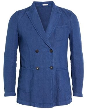 Massimo Alba Blazer Linen - Blue