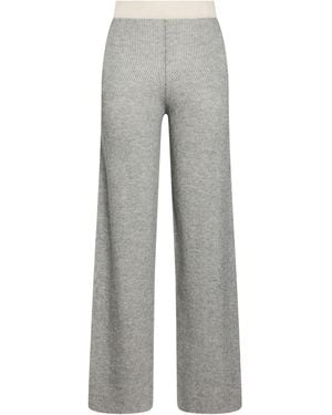 Lorena Antoniazzi Pants Virgin Wool, Cashmere, Silk - Gray