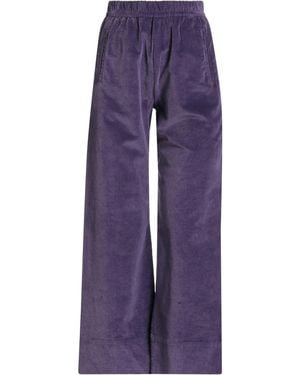 CIGALA'S Trousers Cotton, Tencel, Elastane - Blue