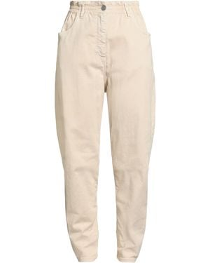 Nude Pants Cotton, Elastane - Natural