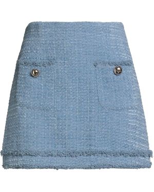 No Secrets Mini Skirt - Blue