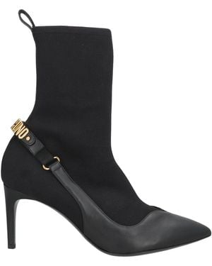 Moschino Ankle Boots Textile Fibres - Black