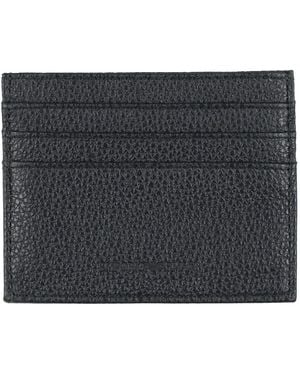 Emporio Armani Cardholder Leather - Black