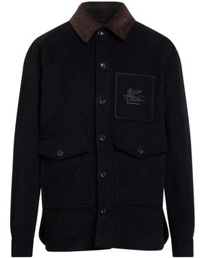 Etro Jacket Cotton - Blue