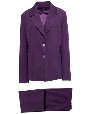 Laura Biagiotti Suit Polyester, Elastane - Purple