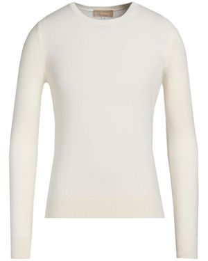 120% Lino Pullover - Weiß