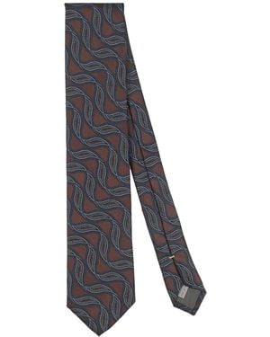 Canali Ties & Bow Ties Silk - Grey