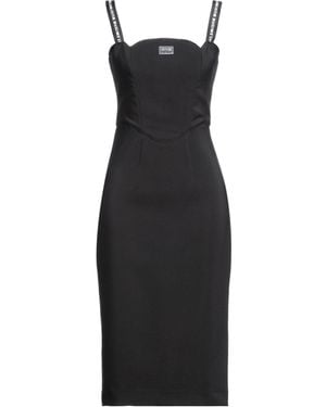 Versace Jeans Couture Midi-Kleid - Schwarz