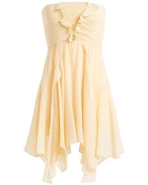 Isabel Marant Mini Dress Silk - Natural